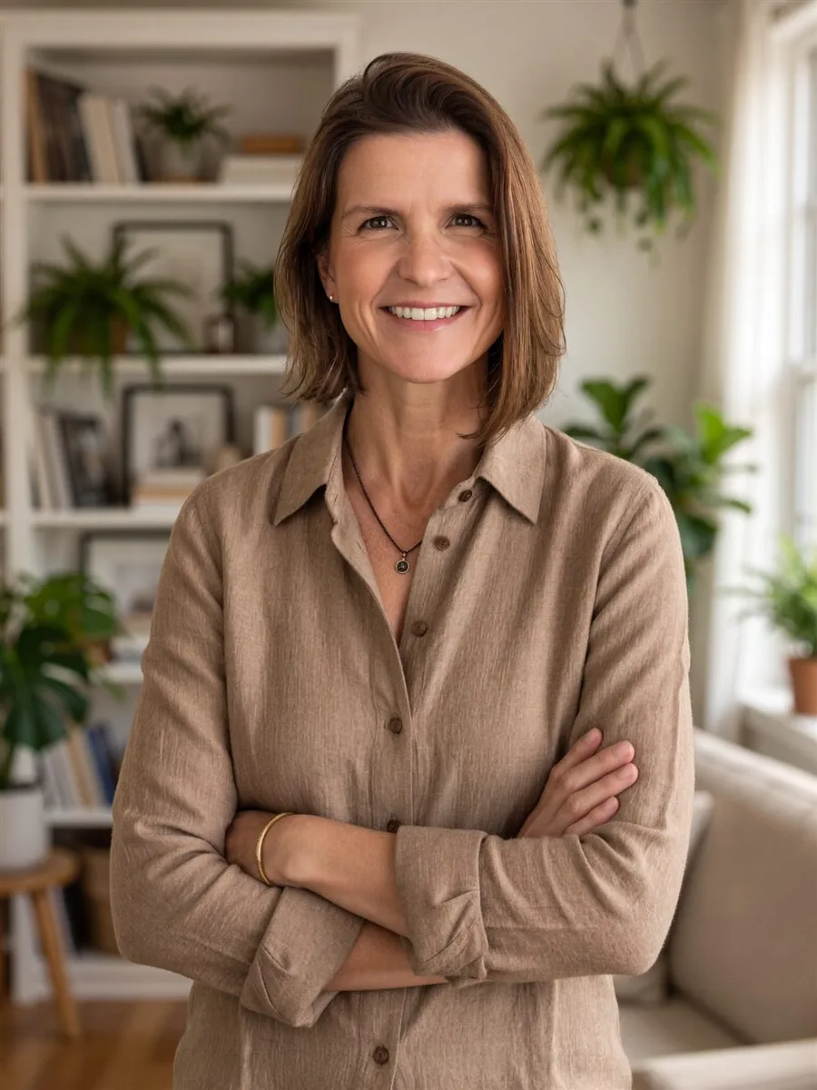 Retrato de Mabel Rocha, arquiteta e idealizadora do Casa Conecta